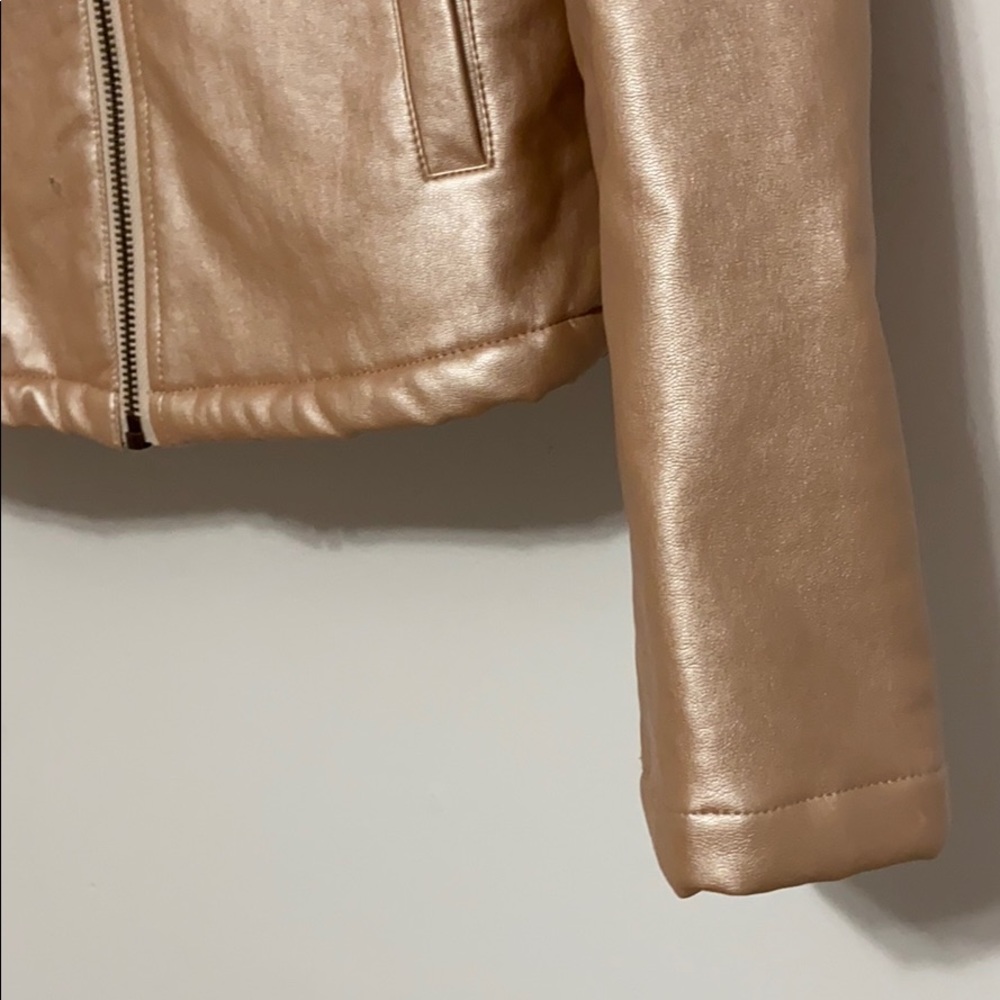 💖 Faux Leather Jacket - Picture 5 of 7